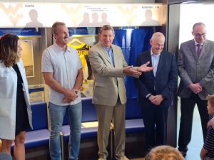 WVU Children's Hospital unveils Joe Manchin locker, marks donation to Hostetler Family Resource Center